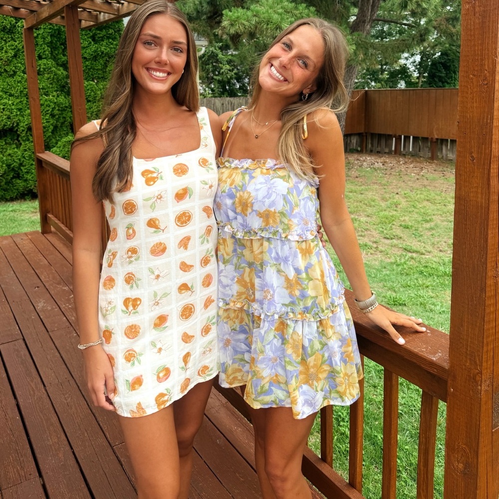 Floral and Fruit Print Sundresses